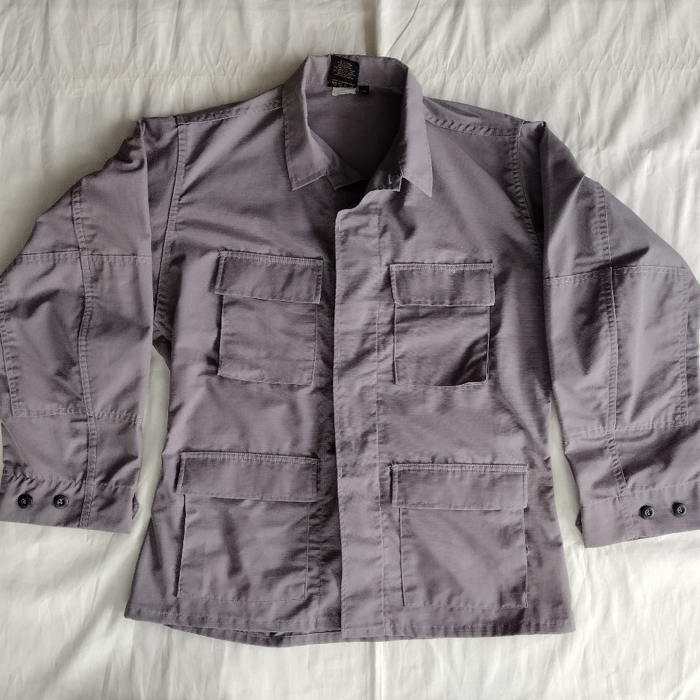 Propper Public Safety Uniform BDU Long Sleeve Shirt Men's Medium Regular Gray